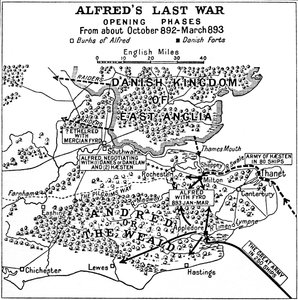 Alfreds siste krig - åpningsfaser. Fra omtrent oktober 892 til mars 893, 1935. av Unbekannt