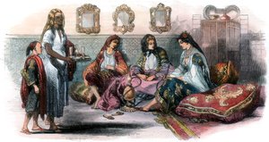 Algeriske kvinner, 1857 av Unbekannt