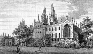 All Souls College, Oxford University av Unbekannt