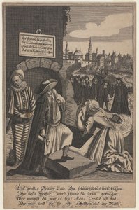Allegory on the Death of Credit, tidlig på 1700-tallet. av Unbekannt