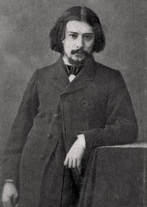 Alphonse Daudet , fransk forfatter, 1869 av Unbekannt