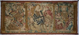 Altar Frontal: Scener fra Kristi barndom, ca. 1500. av Unbekannt