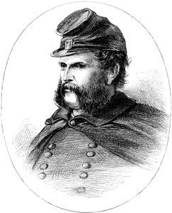 Ambrose Burnside, unionsgeneral for den amerikanske borgerkrigen, c1880 av Unbekannt
