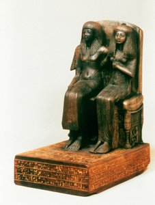 Amenemope og kvinne, egyptisk, 19. dynasti av Unbekannt