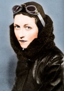 Amy Johnson, pilot, ca 1930-tallet 1936 av Unbekannt
