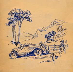 An Album of Motor Cars forside, c1936 av Unbekannt