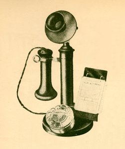 En automatisk telefonmottaker, c1930. av Unbekannt