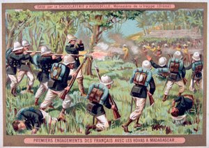 Et forlovelse mot Hovas fra Madagaskar, 1883-1896 av Unbekannt