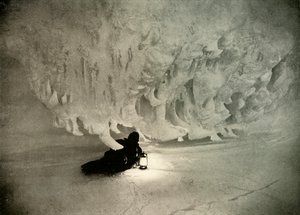 En ishule om vinteren, c1908, 1909. av Unbekannt