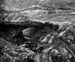 En inkabro, Peru, 1895 av Unbekannt