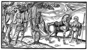 En irsk høvding og hans ledsagere, 1581, 1893 av Unbekannt