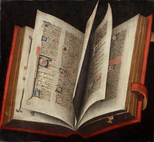 En åpnet liturgisk bok av Unbekannt