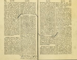 En beretning om Claude Marin Saugrain, Antoine Saugrains onkel, 15. februar 1735 av Unbekannt