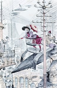 En idé om verden slik den ville være i 1953, 1883 av Unbekannt
