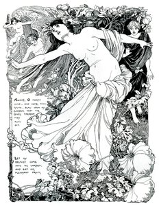 En illustrasjon for The Song of Salomon, 1899 av Unbekannt