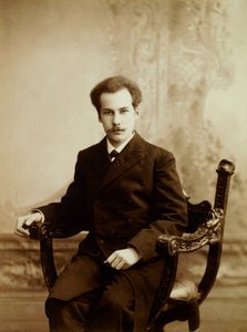 Andrei Bely , russisk romanforfatter og poet, 1904 av Unbekannt