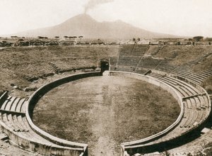 Anfiteatro, Pompeii, Italia, ca 1900-tallet av Unbekannt