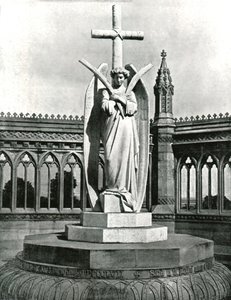 Angel of the Memorial Well, Cawnpore, India, 1895. av Unbekannt
