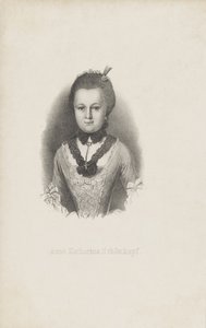 Anna Katharina Käthchen Schönkopf 1746-1810, rundt 1820. av Unbekannt