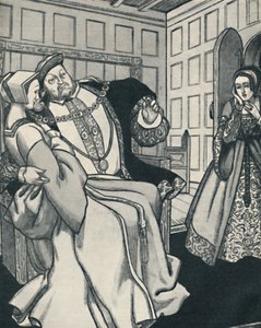 Anne Boleyn mottar et stort sjokk, c1934 av Unbekannt