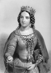 Anne av Warwick 1456-1485, dronningkonsort av kong Richard III, 1851 av Unbekannt