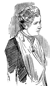 Annie Besant nee Wood 1847-1933, britisk sosialist og teosof, 1890 av Unbekannt