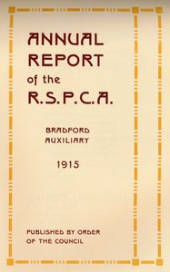 Årsrapport for R.S.P.C.A., 1916 av Unbekannt