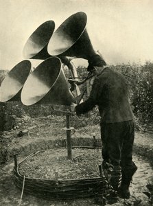 Luftvernanordning, første verdenskrig, 1914-1918, c1920. av Unbekannt