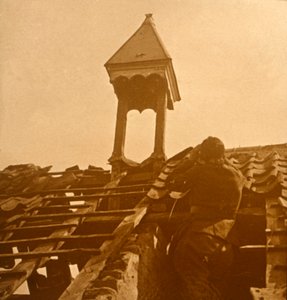 Luftvernskyting, frontlinje, c1914-c1918 av Unbekannt