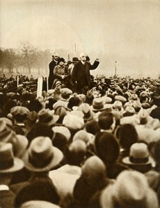 Anti-regjeringsdemonstrasjon, Hyde Park, London, 6. februar 1933, 1935.i av Unbekannt