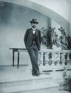 Anton Tsjekhov i Jalta, 1899-1900 av Unbekannt