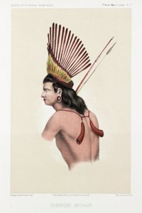 Apinage-kriger, Brasil, ca 1843-1847 av Unbekannt