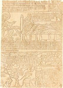 Apocalypse of John, Leaf 42, ca. 1465. av Unbekannt