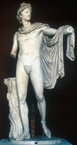 Apollo Belvedere, gammel gresk statue, c400-323 f.Kr av Unbekannt