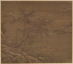 Nærmer seg vinterkysten, Ming-dynastiet, 1368-1644. av Unbekannt