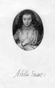 Arabella Stuart 1575-1615, engelsk adelskvinne fra renessansen, 1600-tallet. av Unbekannt