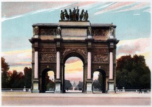 Triumfbuen, Paris, ca 1900 av Unbekannt