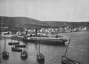 Ardrishaig - The Steamer Columba ved Ardrishaig Quay, 1895 av Unbekannt