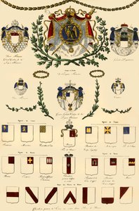 Våpen fra det franske imperiet og den keiserlige adelen, 1806, 1921. av Unbekannt