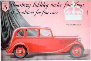 Armstrong Siddeley Motors annonse, 1937 av Unbekannt