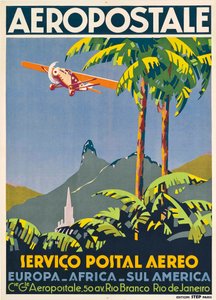 Aeropostale. Rio de Janeiro, ca 1928-1930. av Unbekannt