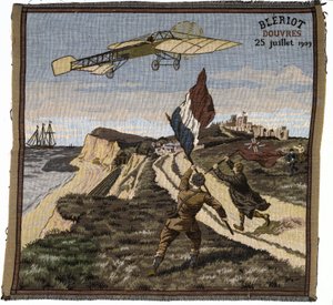 Ankomst av Louis Bleriot til Dover, England, 25. juli 1909 av Unbekannt