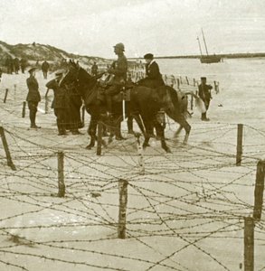 Ankomst til La Panne, Flandern, Belgia, c1914-c1918 av Unbekannt