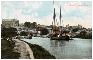 Arundel, Sussex, tidlig på 1900-tallet av Unbekannt