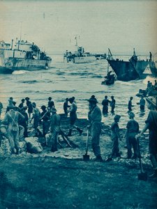 Som solen kom opp på invasjonsdagen: Med hakk og spade er veien ryddet, 1943-44 av Unbekannt