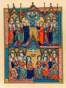 Himmelfart og pinse, 1290-1300 av Unbekannt
