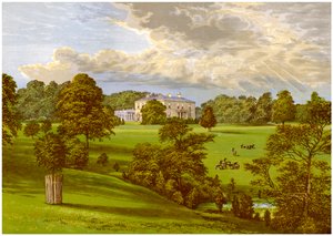 Ashcombe Park, Staffordshire, hjemmet til Sneyd-familien, c1880 av Unbekannt
