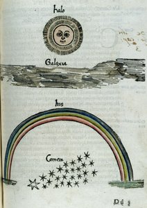 Astronomi fra 1500-tallet: solens glorie, melkeveien, en regnbue og en komet av Unbekannt