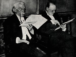 Ved en offentlig middag på Connaught Rooms, 20. november 1934, 1945. av Unbekannt