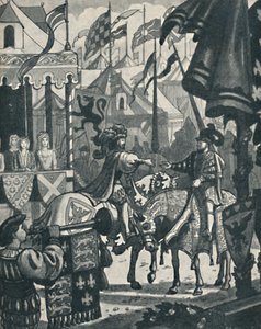 At the Field of the Cloth of Gold, c1934 av Unbekannt